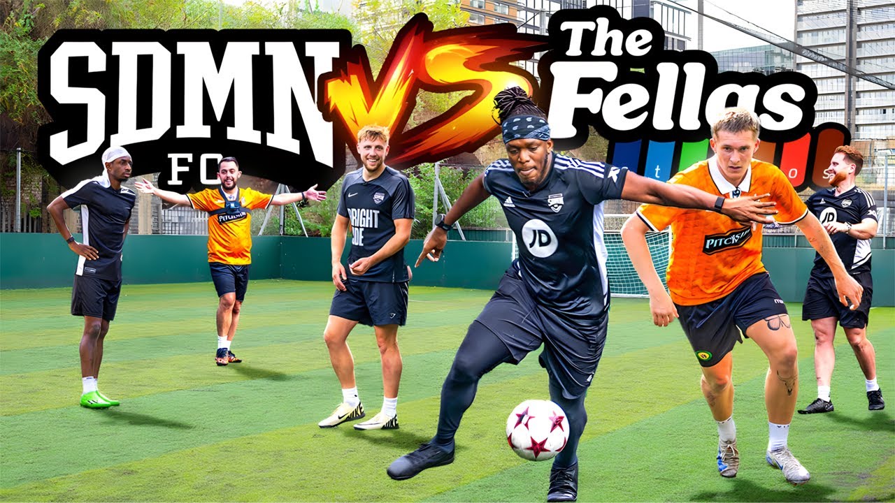 Футбол SIDEMEN против THE FELLAS (мини-футбол 6 на 6)