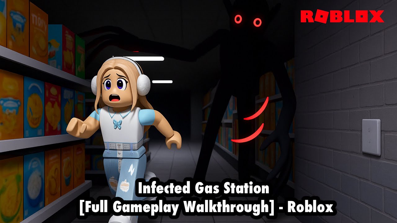 Infected Gas Station [Full Gameplay Walkthrough] - Roblox