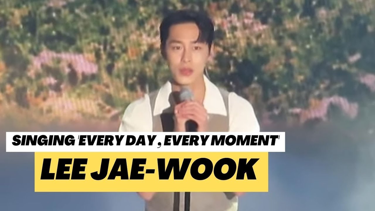 Lee Jae-wook Sings 'Every Day, Every Moment' | #LeeJaeWookinManila