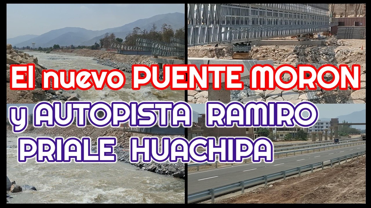 Lo último del Nuevo Puente Moron y autopista Ramiro Priale