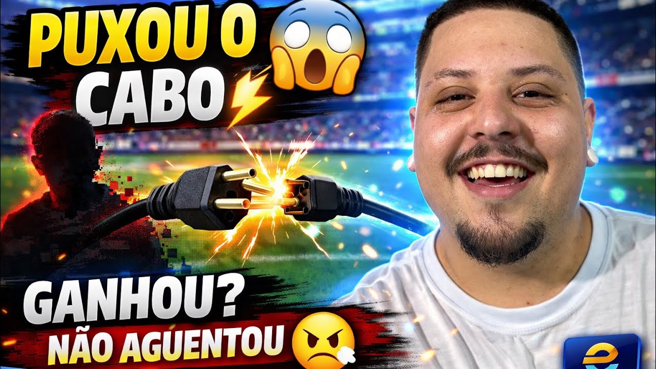 GANHEI DE YOUTUBER E ELE PUXOU O CABO 😱 (RAGE TOTAL) #efootball #pes #handcap #efootball2026 