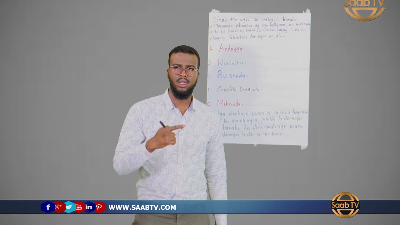 Barnaamijka Bare Kaab Hormada Koowaad Anshaxa Mihnadeed ee Baraha Qaybtii Saddexaad