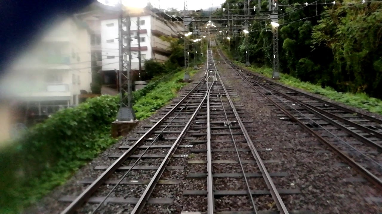 生駒ケーブル前面展望　鳥居前ー宝山寺