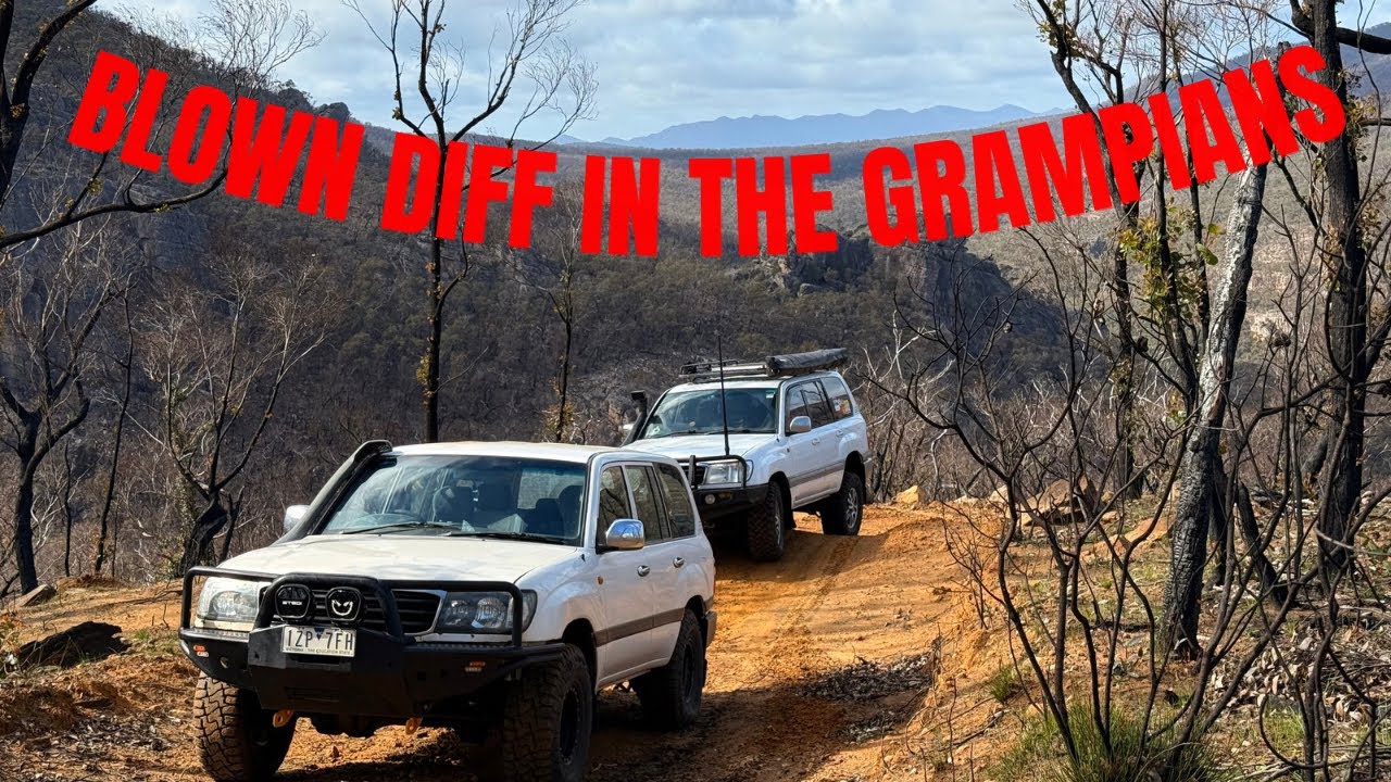 Blown diff in the Grampians + spotlights, diff breathers and pacemaker extractors.