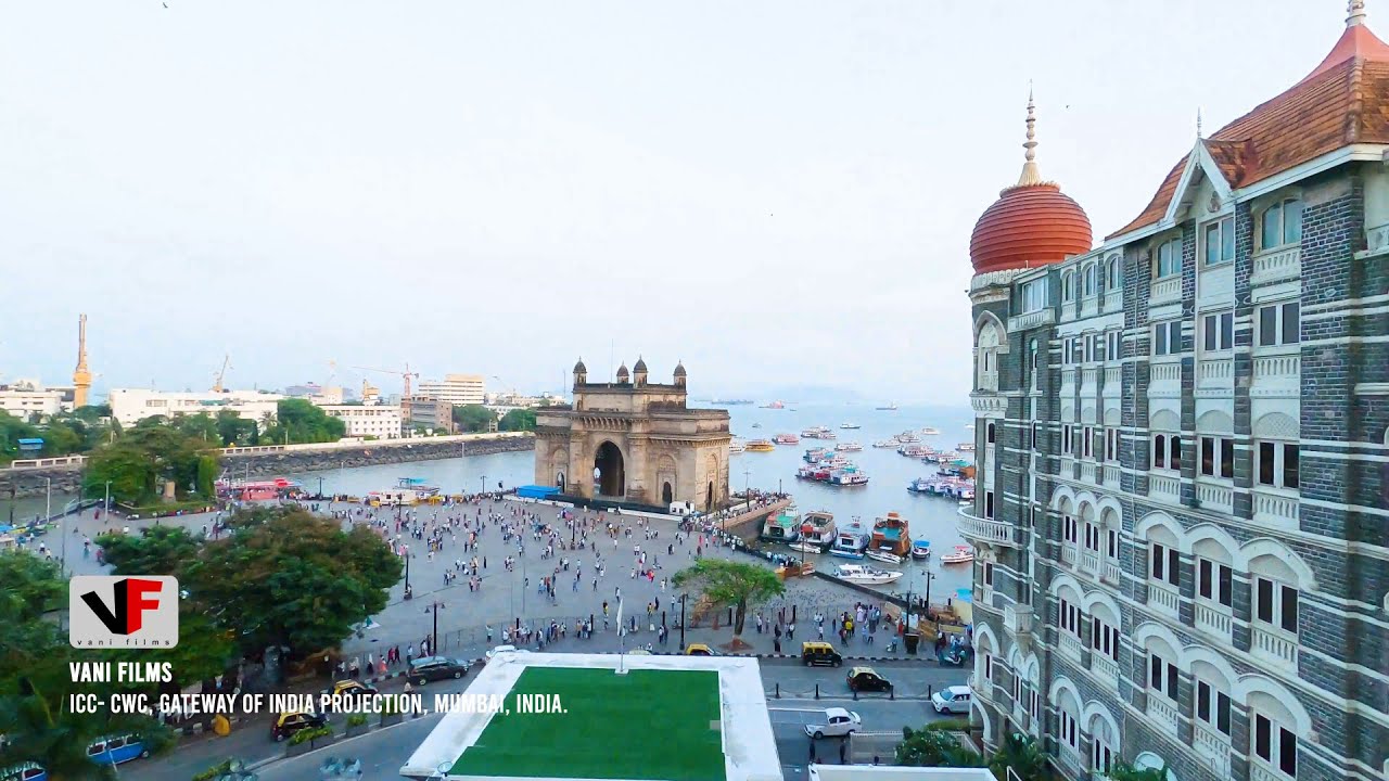 ICC Gateway of India Projection Mapping, Mumbai, India
