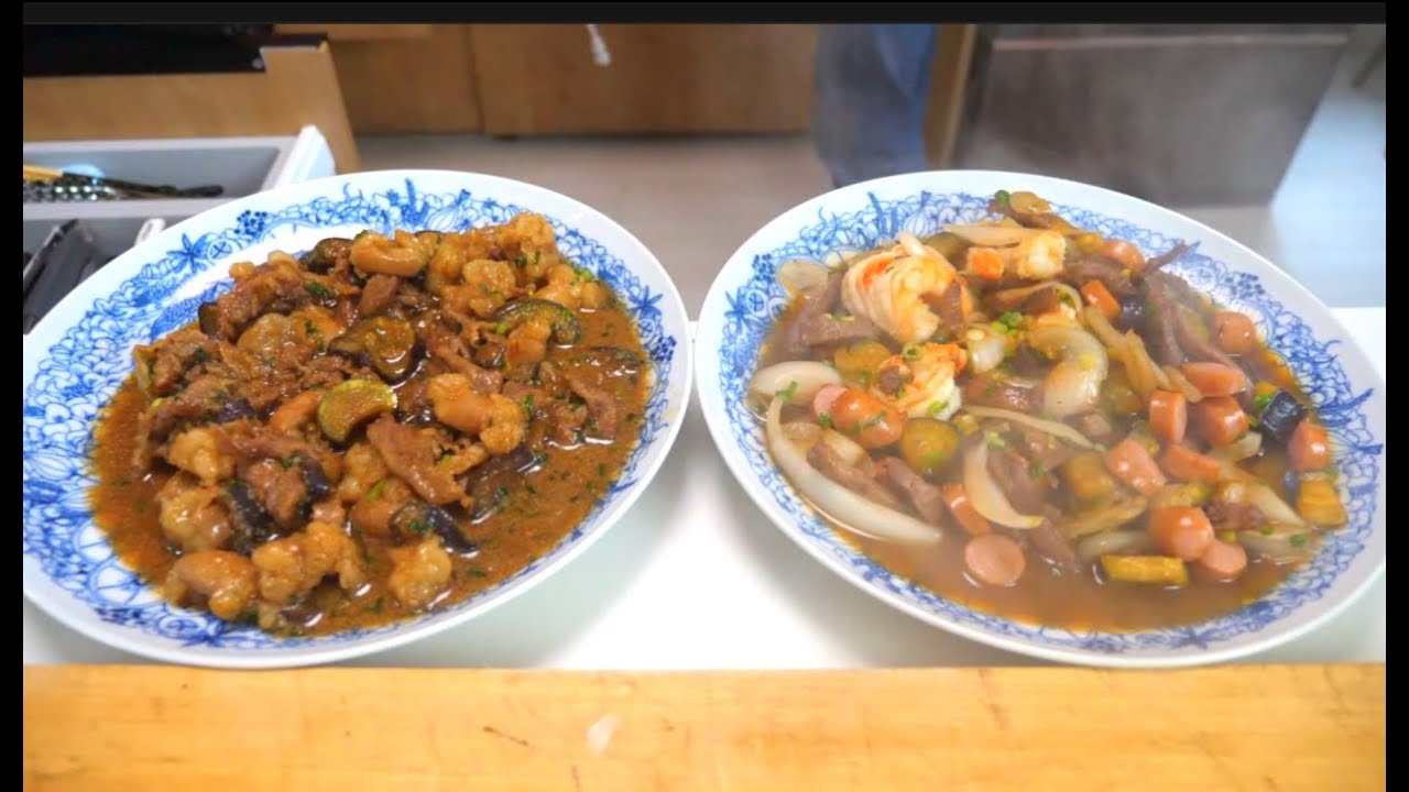 釣りよかが余り物で料理をしたら全体的に茶色だった件。