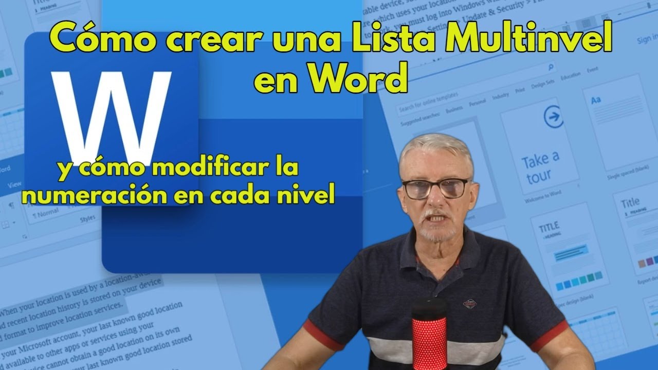 Cómo crear y personalizar una Lista Multinivel en Word
