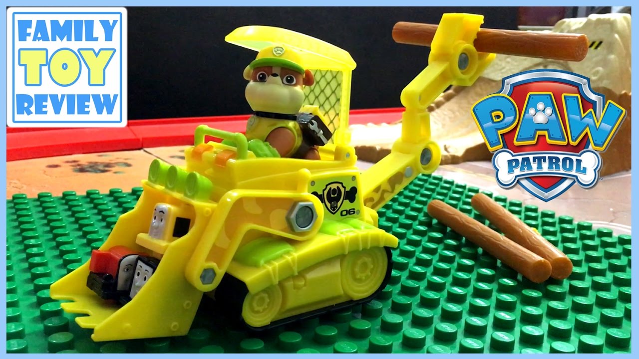 New Paw Patrol Jungle Rescue Rubble's Jungle Bulldozer UNBOXING Paw Patrol Construction Toy For Kids