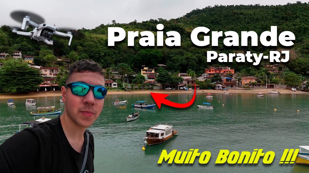 Praia Grande De Paraty-RJ !!! Sobrevoando Com Drone | Alex Moreira WR