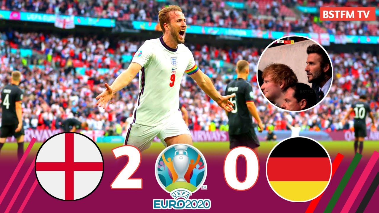 England 2 × 0 Germany (Harry Kane & Sterling Surprised Beckham & Ed Shereen) 2020 Euro  Highlight