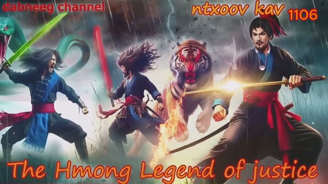 Ntxoov kav The Hmong Legend Part 1.106 - Yawg Liaj Nrob - Sword fighter for justice