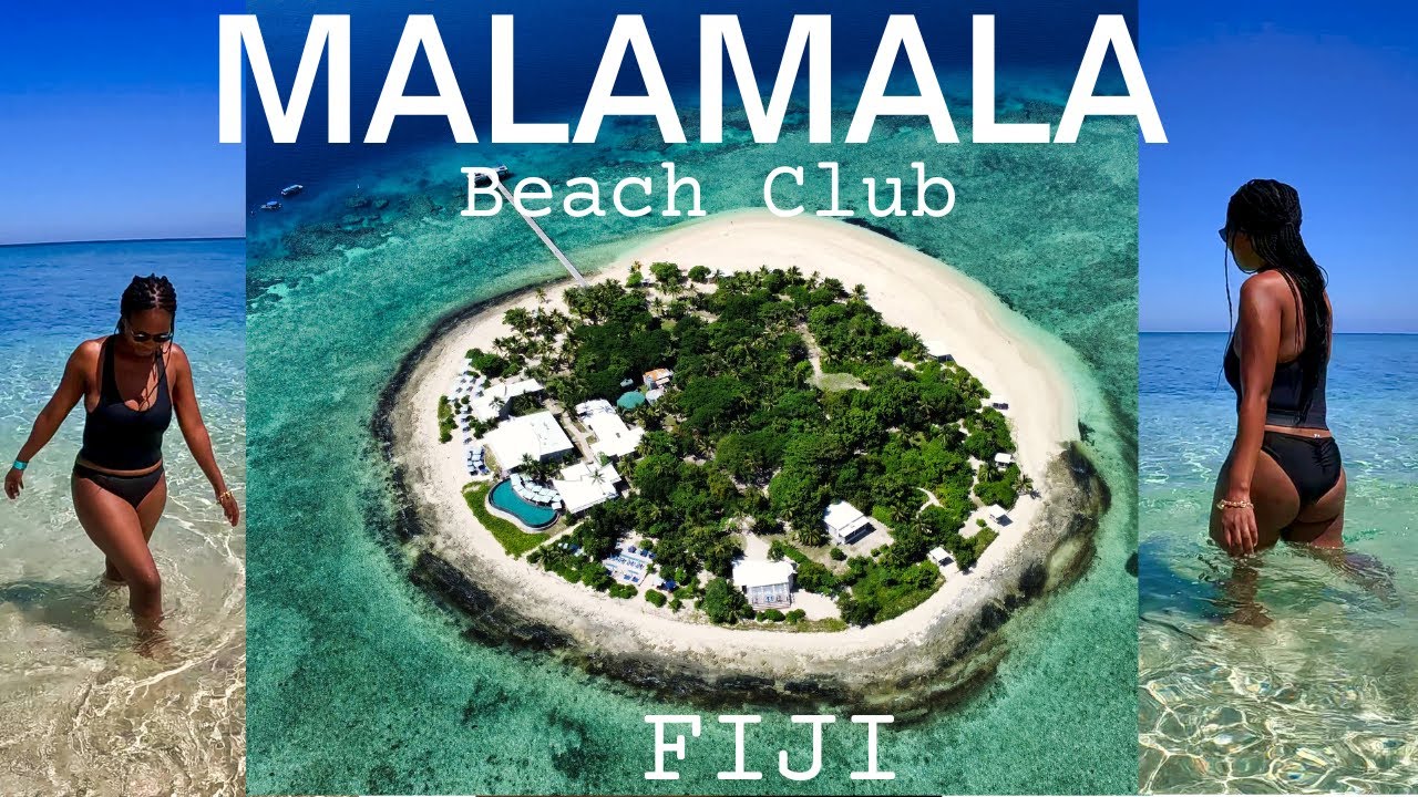 A Day in Paradise , Malamala Island || Fiji Travel Vlog 2022 || Dela & Rue