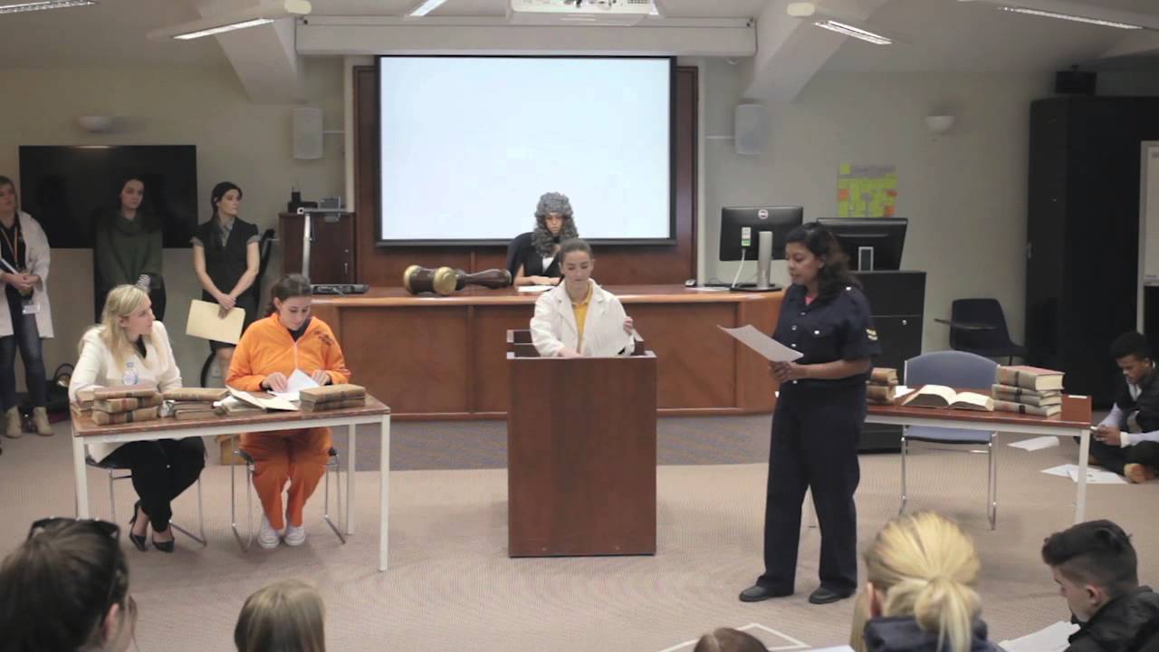 Mock trial - murder trial re-enactment with our students