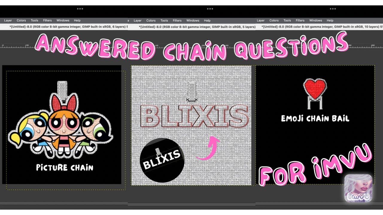 Answered Questions for Making A Chain on IMVU