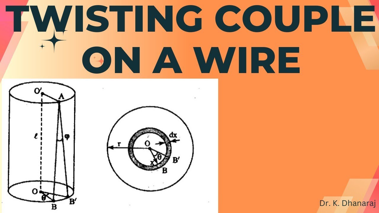 Twisting couple on a wire #physics  #engineeringphysics #propertiesofmatter #annauniversity