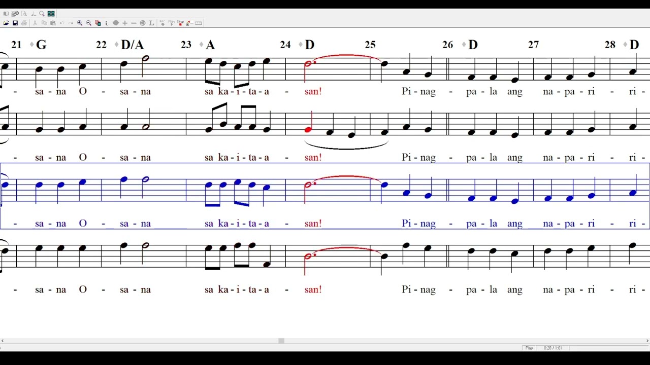 Tenor | Santo - Misa Pastorela (Fr. Hontiveros) | Study Guide