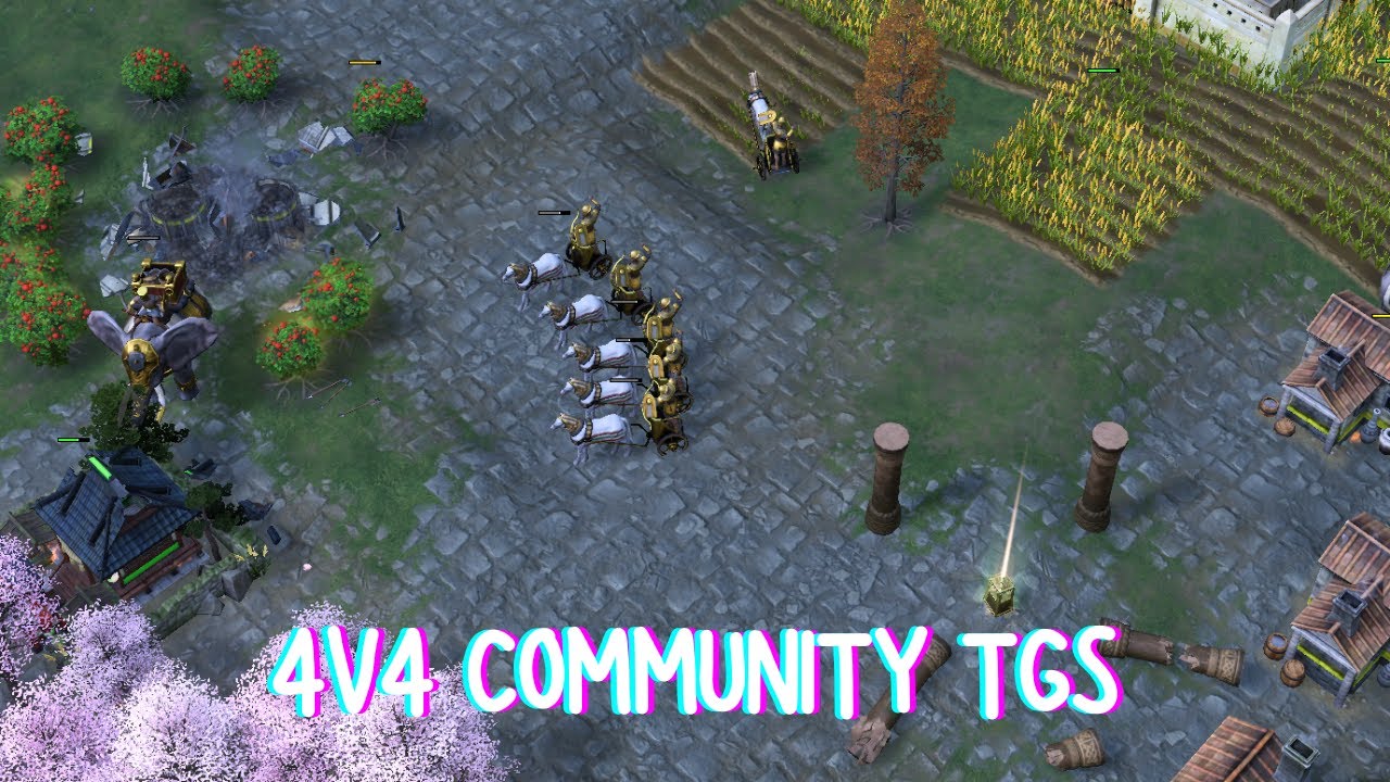 4v4 Chill Community Team Game | Age of Mythology Retold