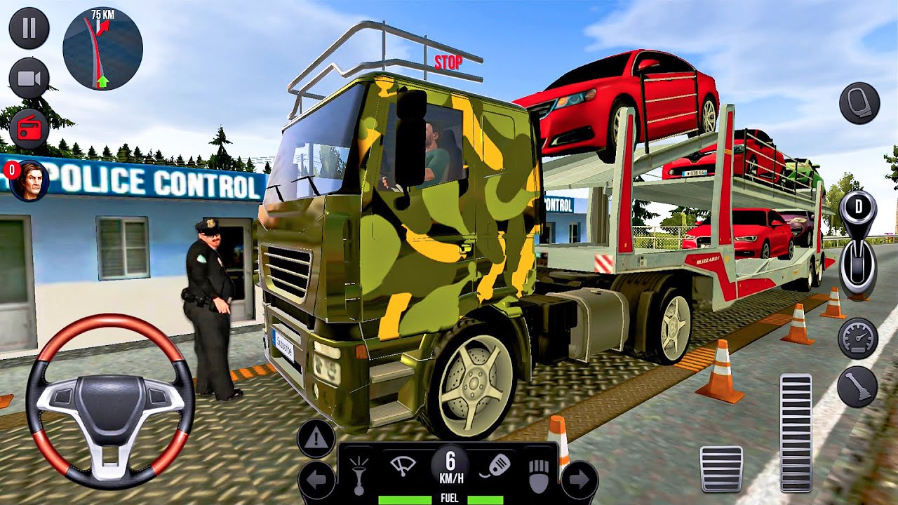 Truck Simulator: Europe Roads #36 Aerotech Car Transport! Android gameplay