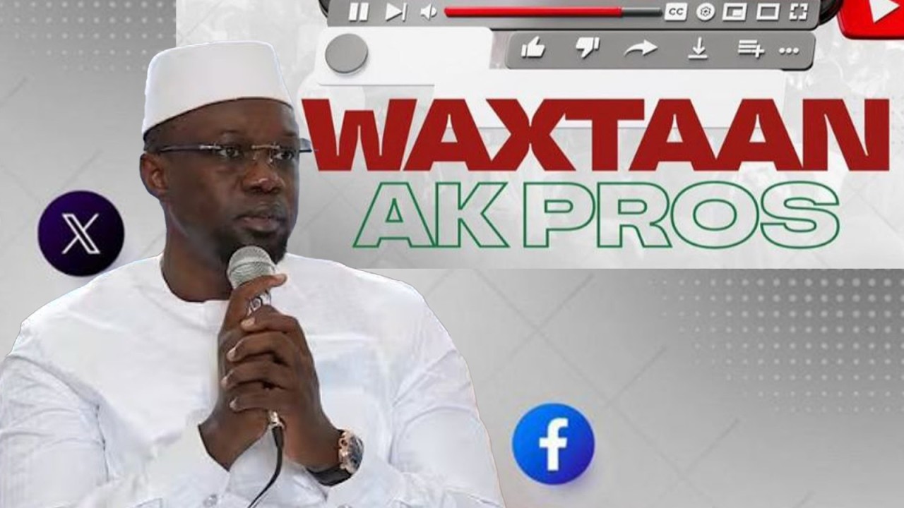 🛑EN DIRECT  Urgent. La Déclaration d'OUSMANE SONKO (Waxtaan Ak PROS...)