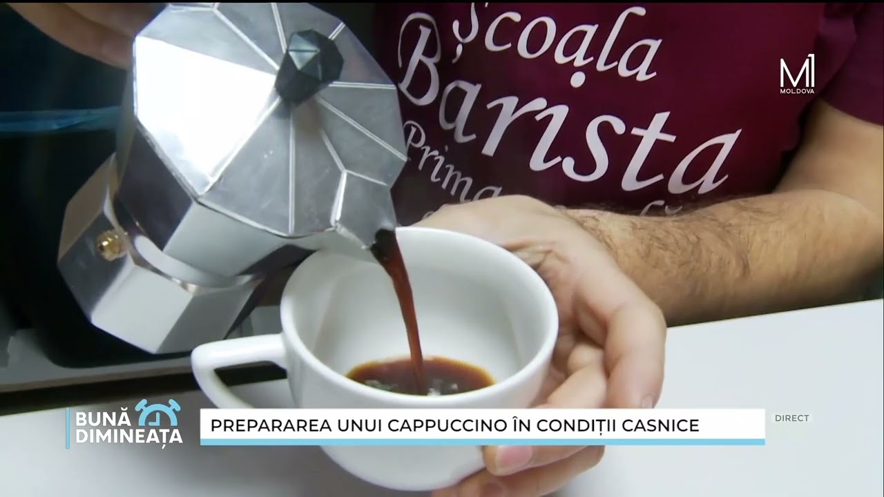„Bună Dimineața”: Prepararea unui cappuccino acasă
