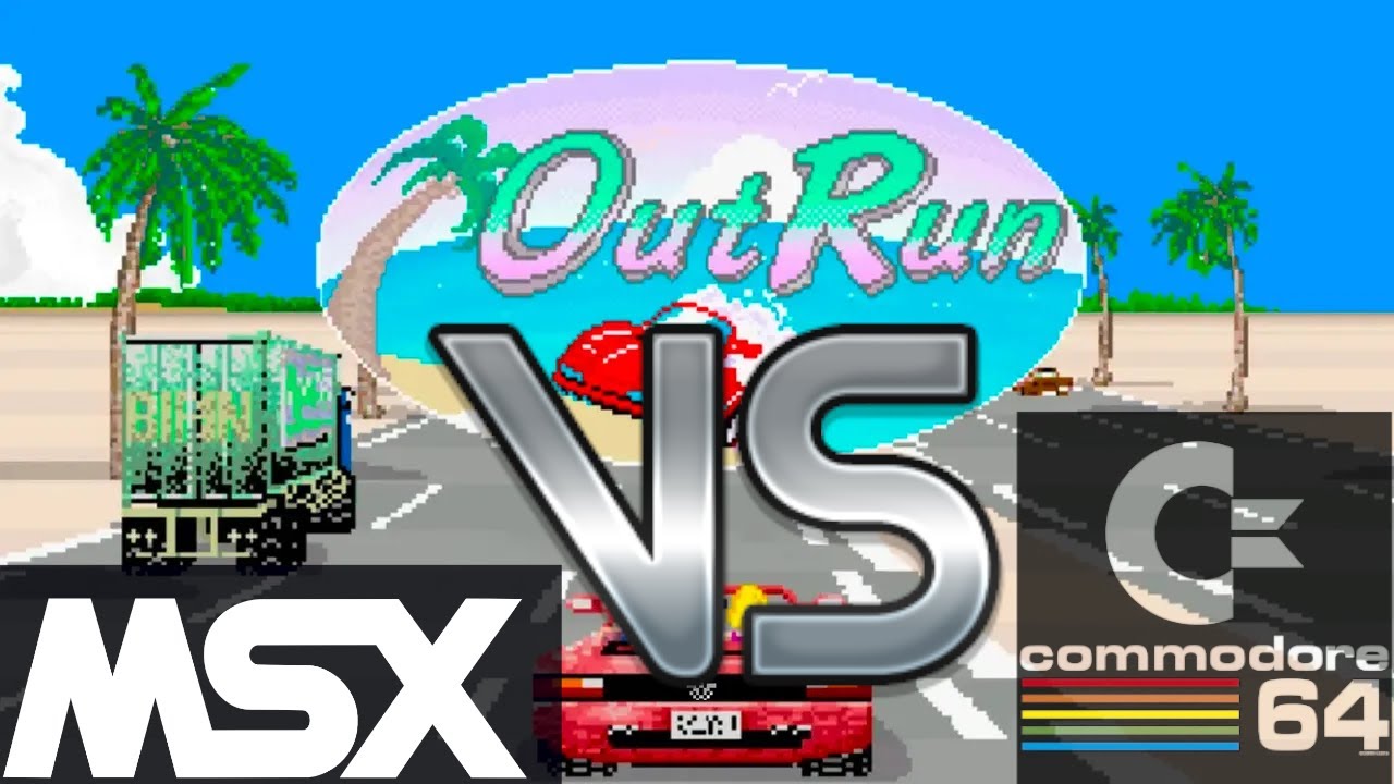 MSX VS C64 : Outrun