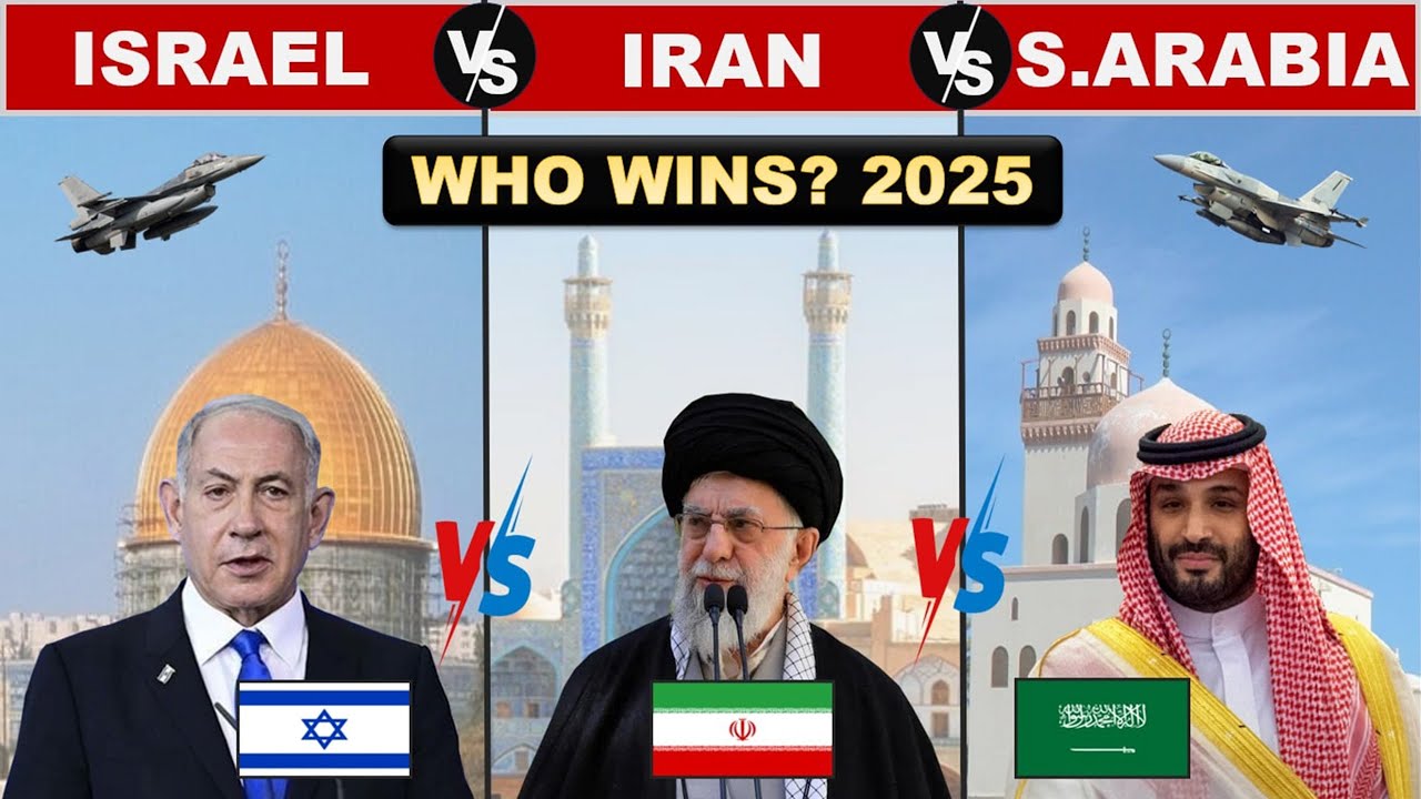 Middle East Power Index: Israel 🇮🇱 vs Iran 🇮🇷 vs Saudi Arabia 🇸🇦 Military Power 2025