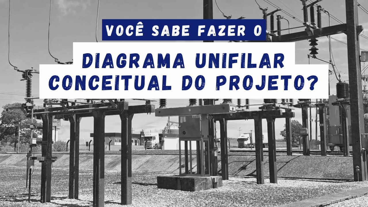Diagrama unifilar conceitual do projeto