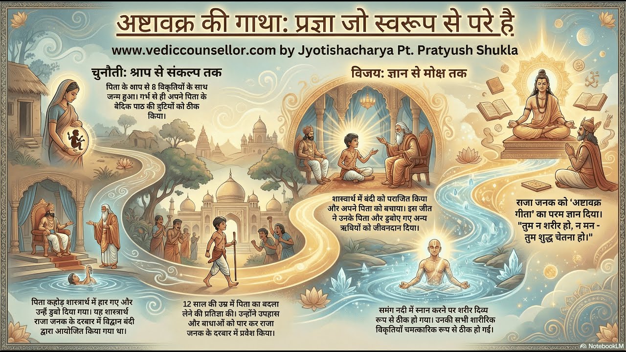 || 8 टेढ़े अंग, लेकिन ब्रह्मज्ञान!  ऋषि अष्टावक्र की चौंकाने वाली कथा || #upanishads #motivation