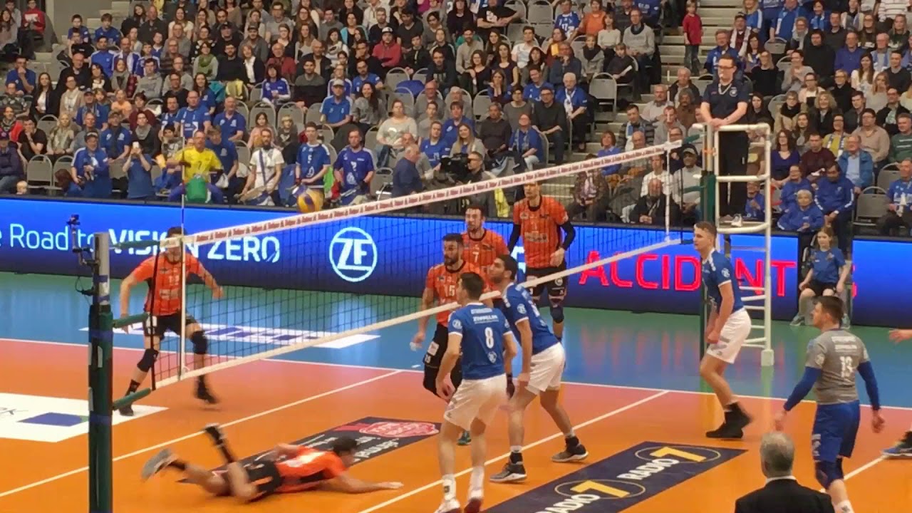 20180318 Volleyballspiel VfB Friedrichshafen gegen Berlin Recycling Volleys 3:1