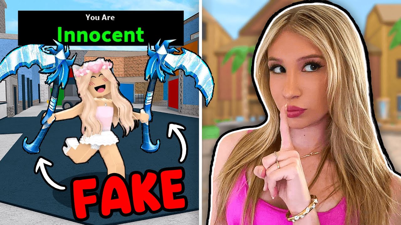 ТРОЛЛИНГ в MM2 с пользовательскими предметами ROBLOX...