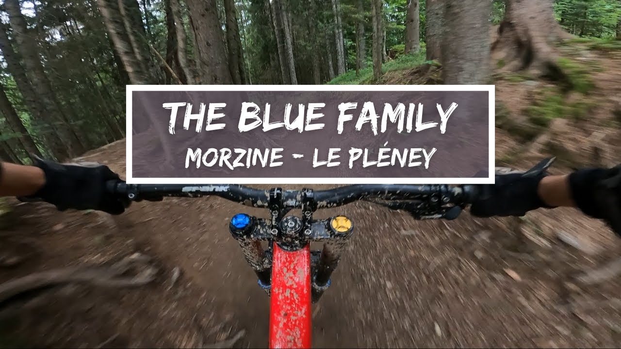 DH - MTB / Piste complète : THE BLUE FAMILY / Morzine - Le Pléney bike park / 2021