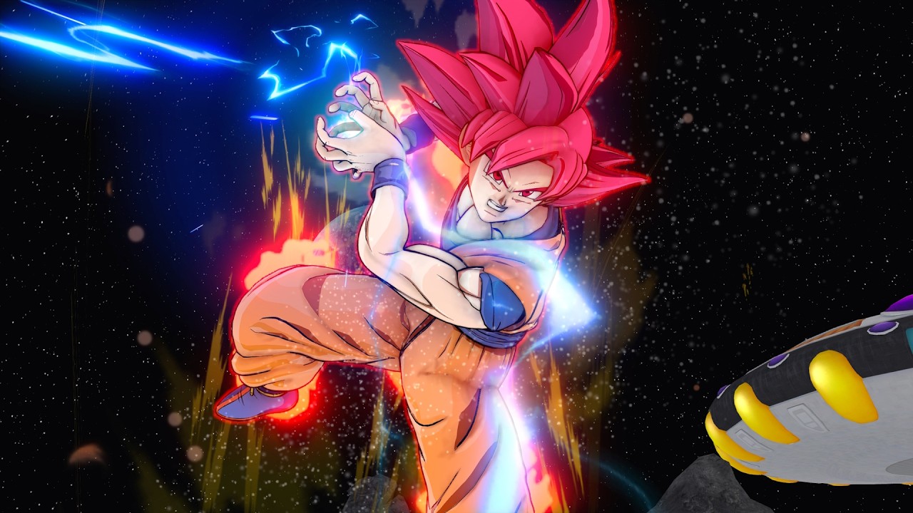LF Goku Super Saiyan God - Dragon Ball Xenoverse 2 Mods