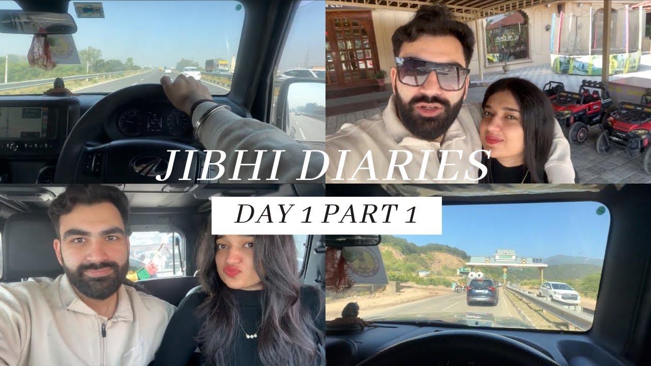 Our First Anniversary Road Trip ❤️ | Jibhi Diaries | Day 1 Part 1 