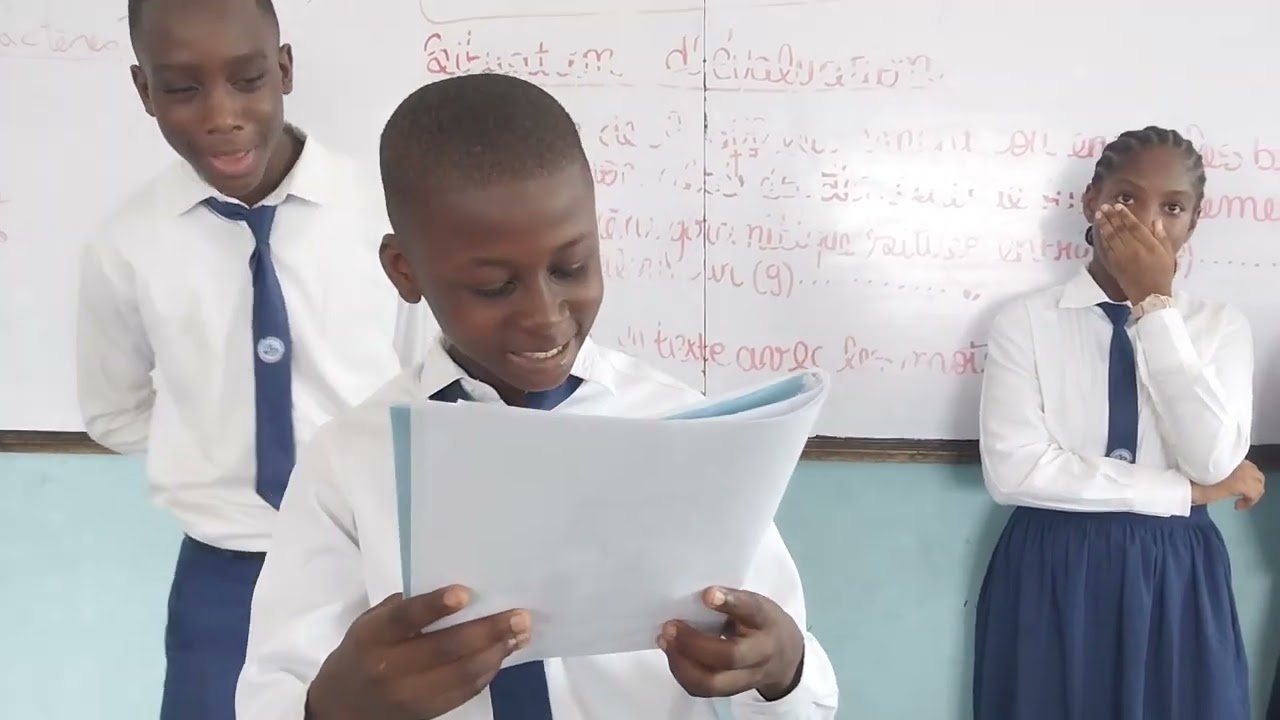 Exposé sur un article de journal scolaire en 4ème à Père MONTI