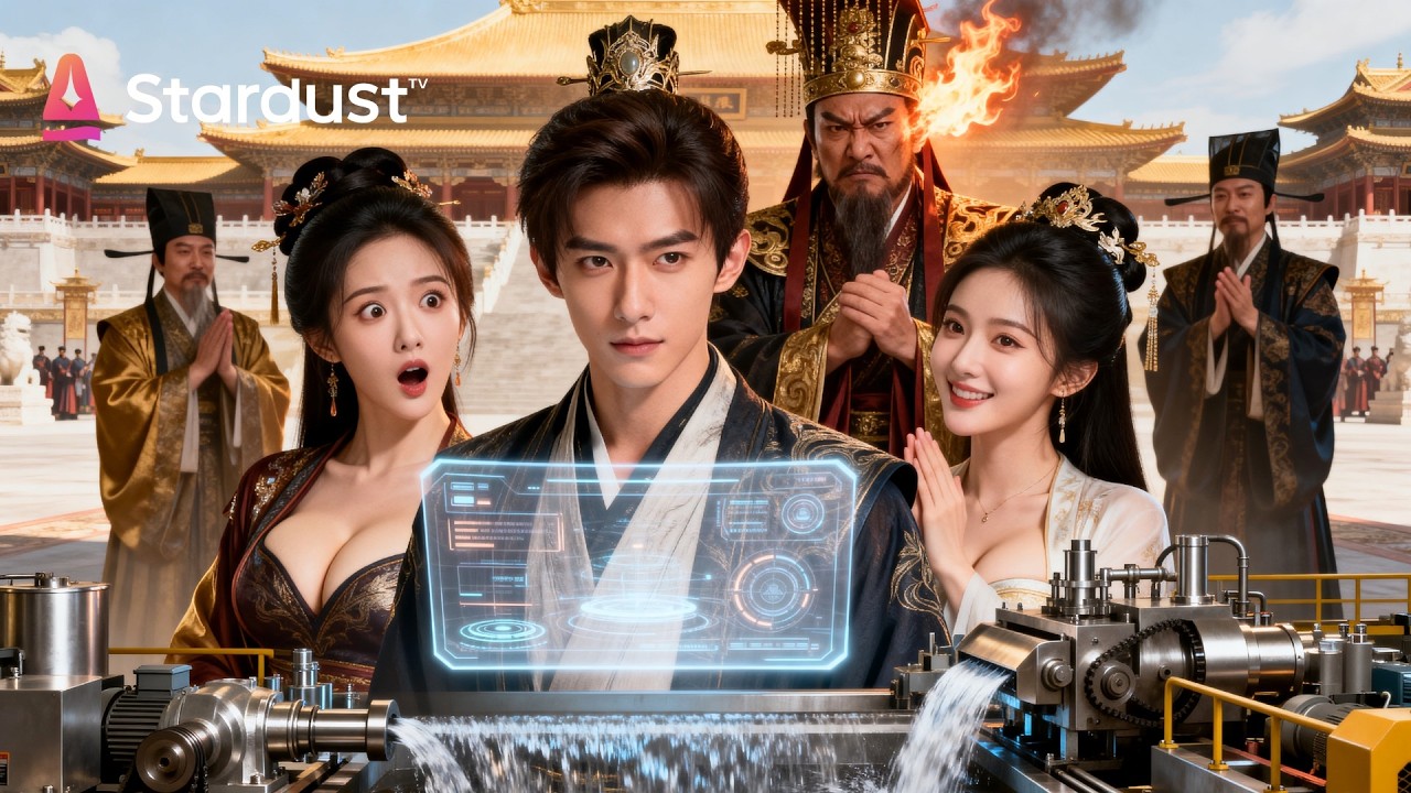 Multi-Sub🔥穿越成太子被逼退位，他怒怼父皇开启坑爹系统！为攒怒气值当众调戏西域性感舞姬，气得皇帝当场吐血，一夜之间造出万吨钢铁洪流！【逆子，气死咱皇位也不给你】 #cdrama