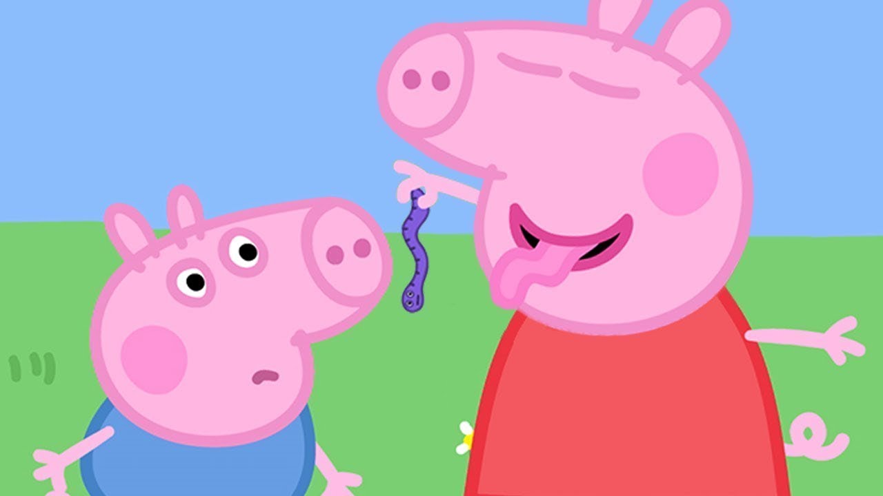 Peppa Pig English Episodes | Peppa Pig and the Wriggly Worm!