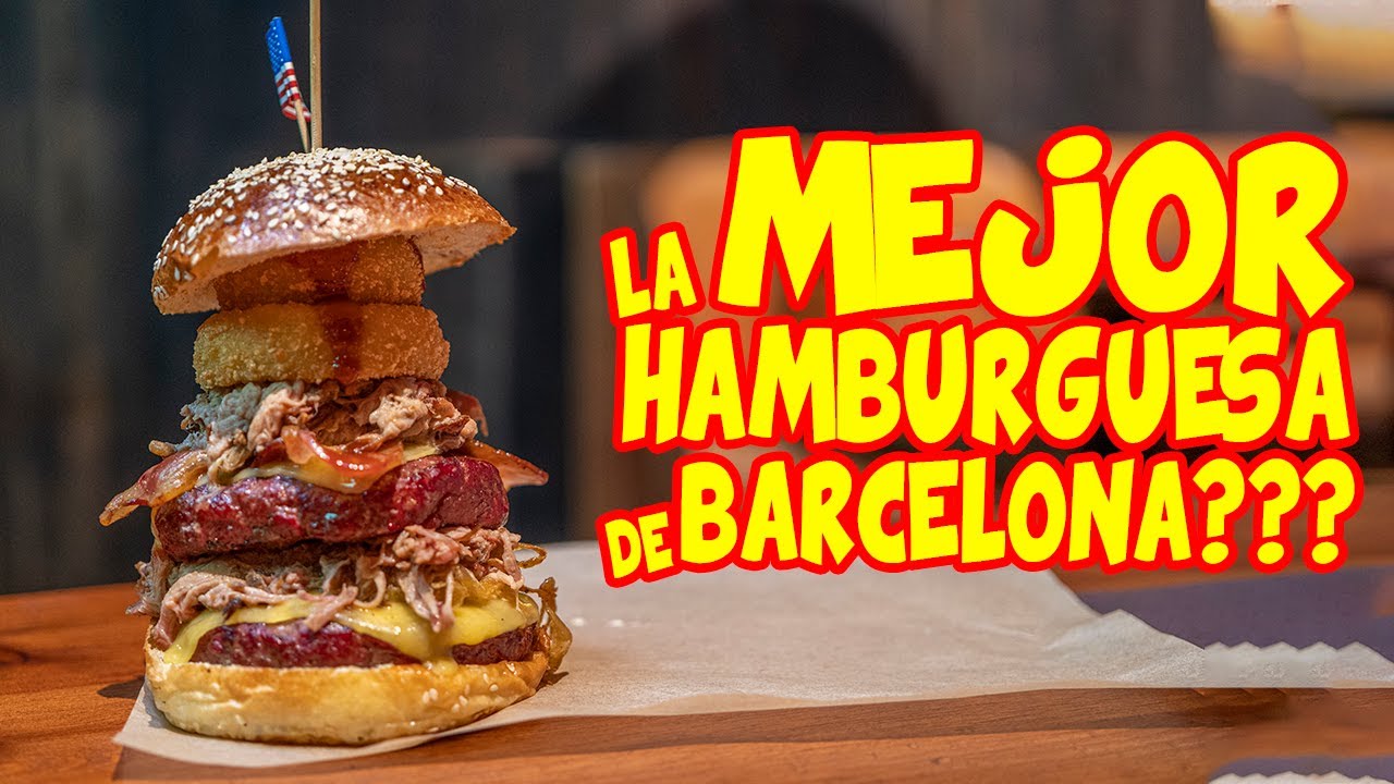 🍔 Dicen que ESTA es la MEJOR HAMBURGUESA de BARCELONA...🍔