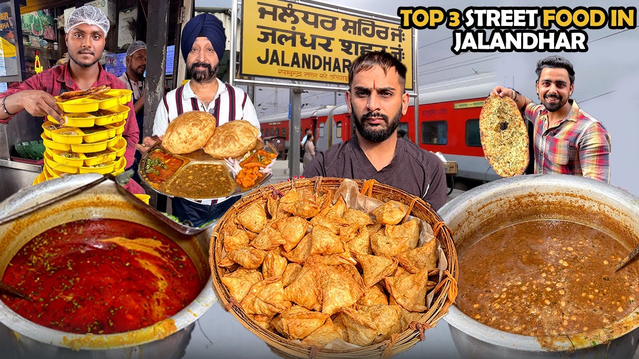 TOP 3 Street Food in Jalandhar | Punjab Street Food Tour | Street Food India | Street Food