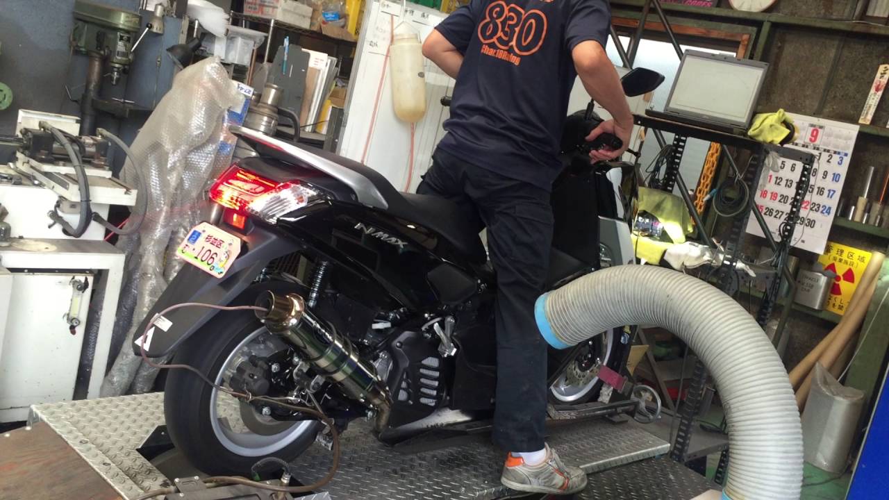 YAMAHA　N MAX Power check　Nmax LEVEL10パーツテスト　パワーチェック