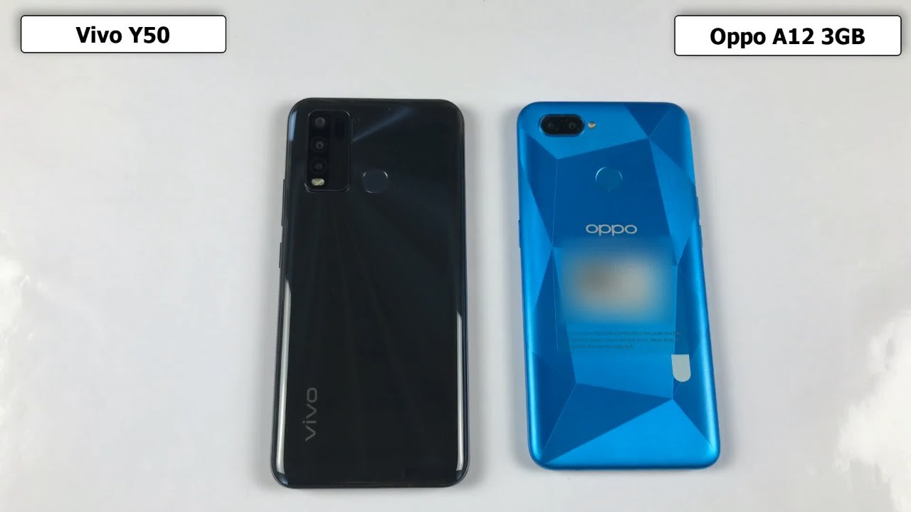 Vivo Y50 vs OPPO A12 3GB Speed Test, Camera Test, Display Test | Snapdragon 665 vs Helio P35