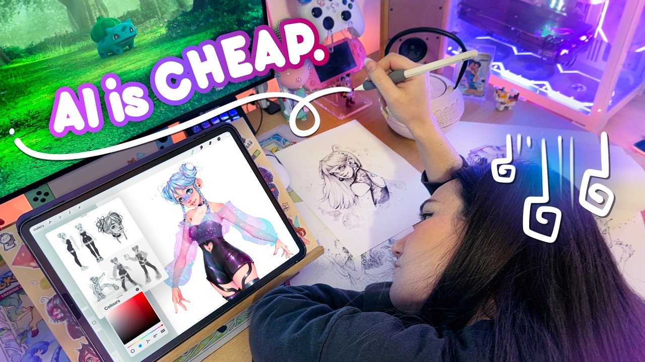 AI art is CHEAP ✦ ݁Why it won't replace us human artists