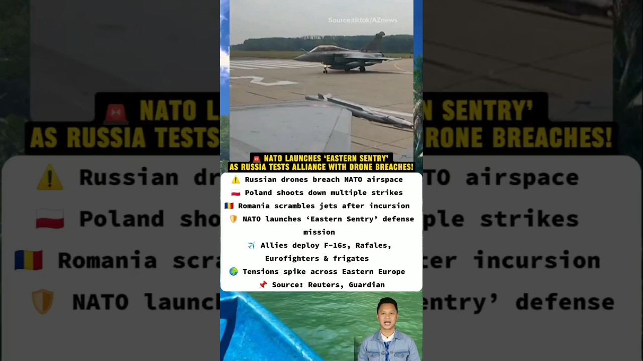 Russia Breaches NATO Airspace &mdash; NATO Activates Eastern Sentry!