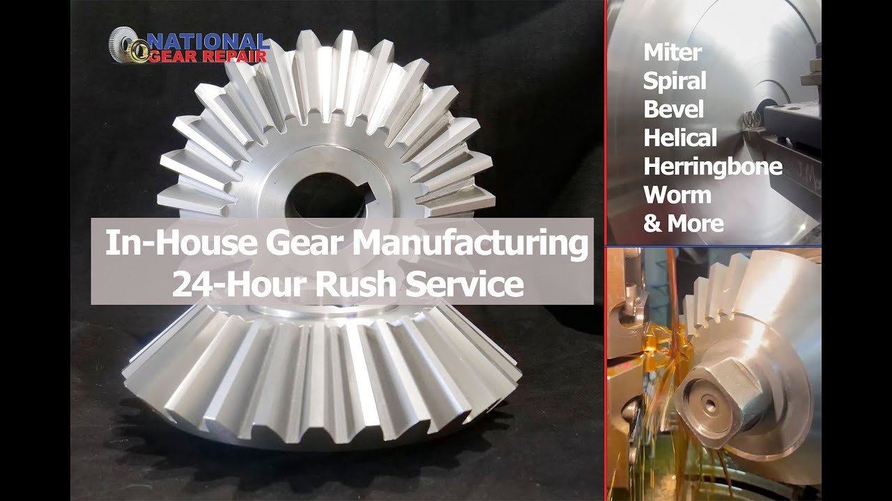 Industrial Gear Manufacturing | Miter, Bevel, Helical & More