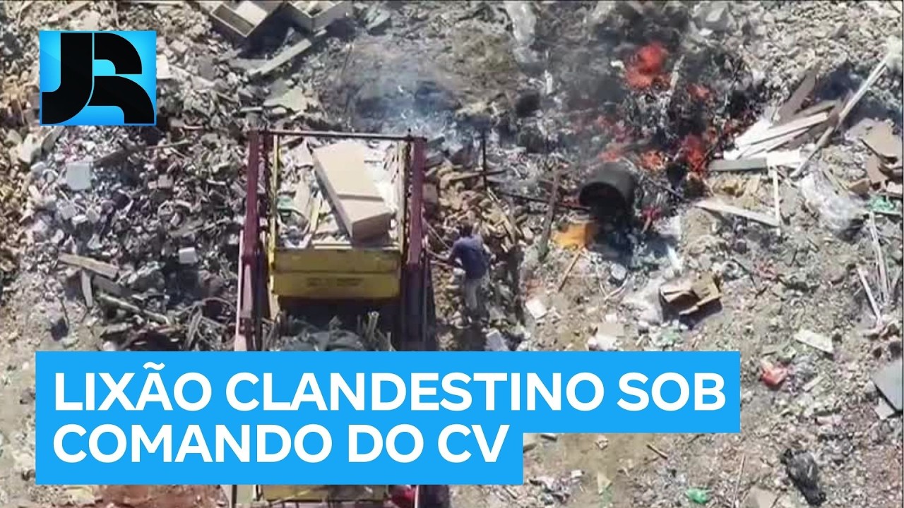 RJ: polícia investiga envolvimento do CV no controle e exploração de lixão clandestino