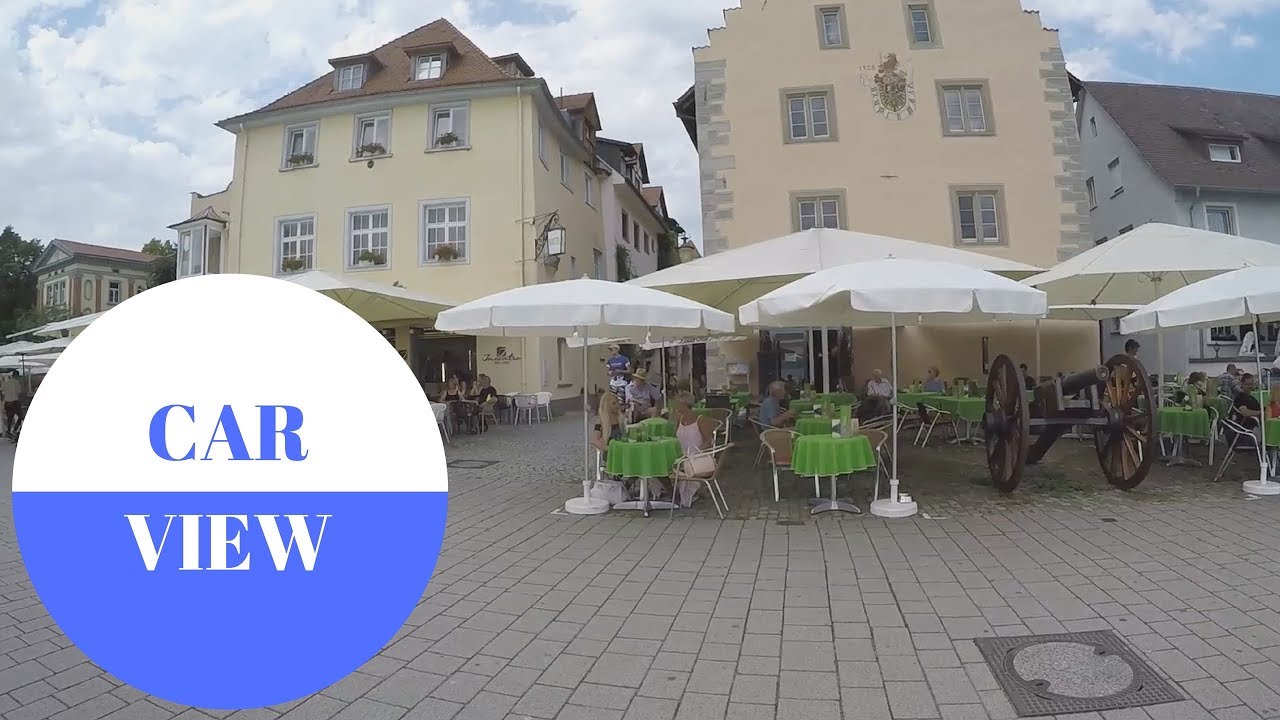 CAR VIEW: Von Überlingen bis nach Stetten am Bodensee in GERMANY