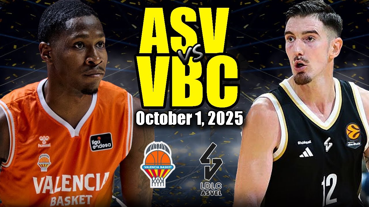 Valencia Basket vs LDLC ASVEL Villeurbanne Full Game Highlights - September 30, 2025 | EuroLeague