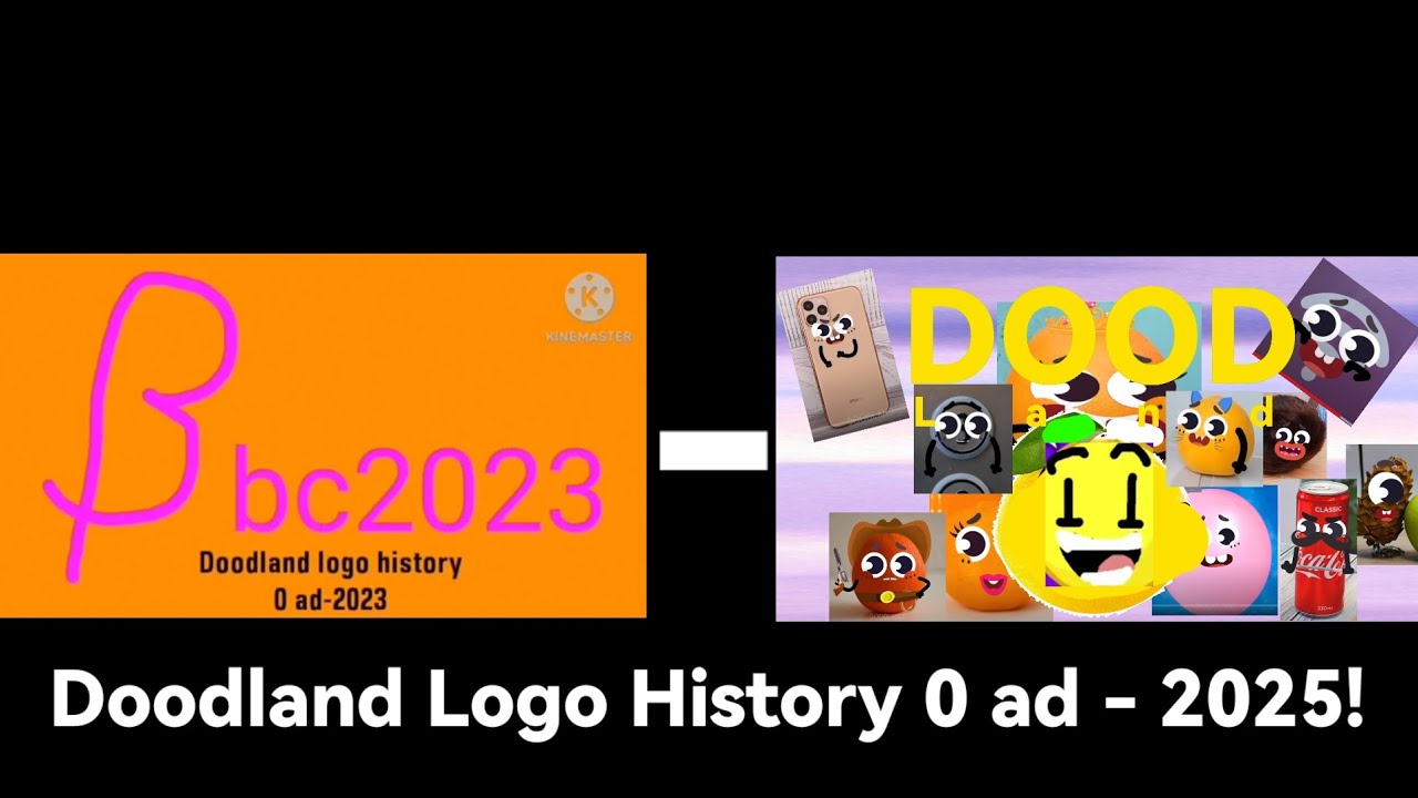 Doodland logo history 0 ad - 2025!