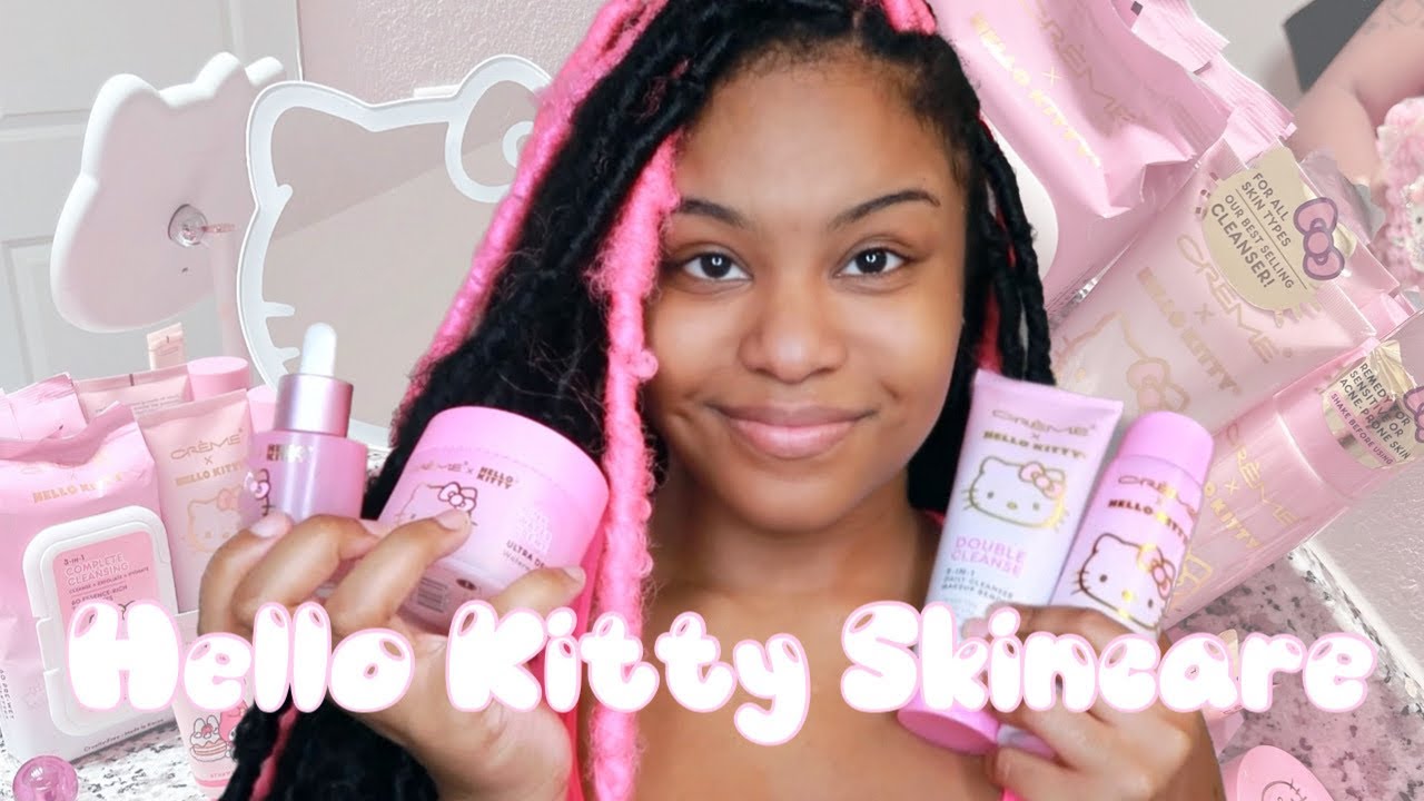 HELLO KITTY X THE CR&Egrave;ME SHOP SKINCARE REVIEW