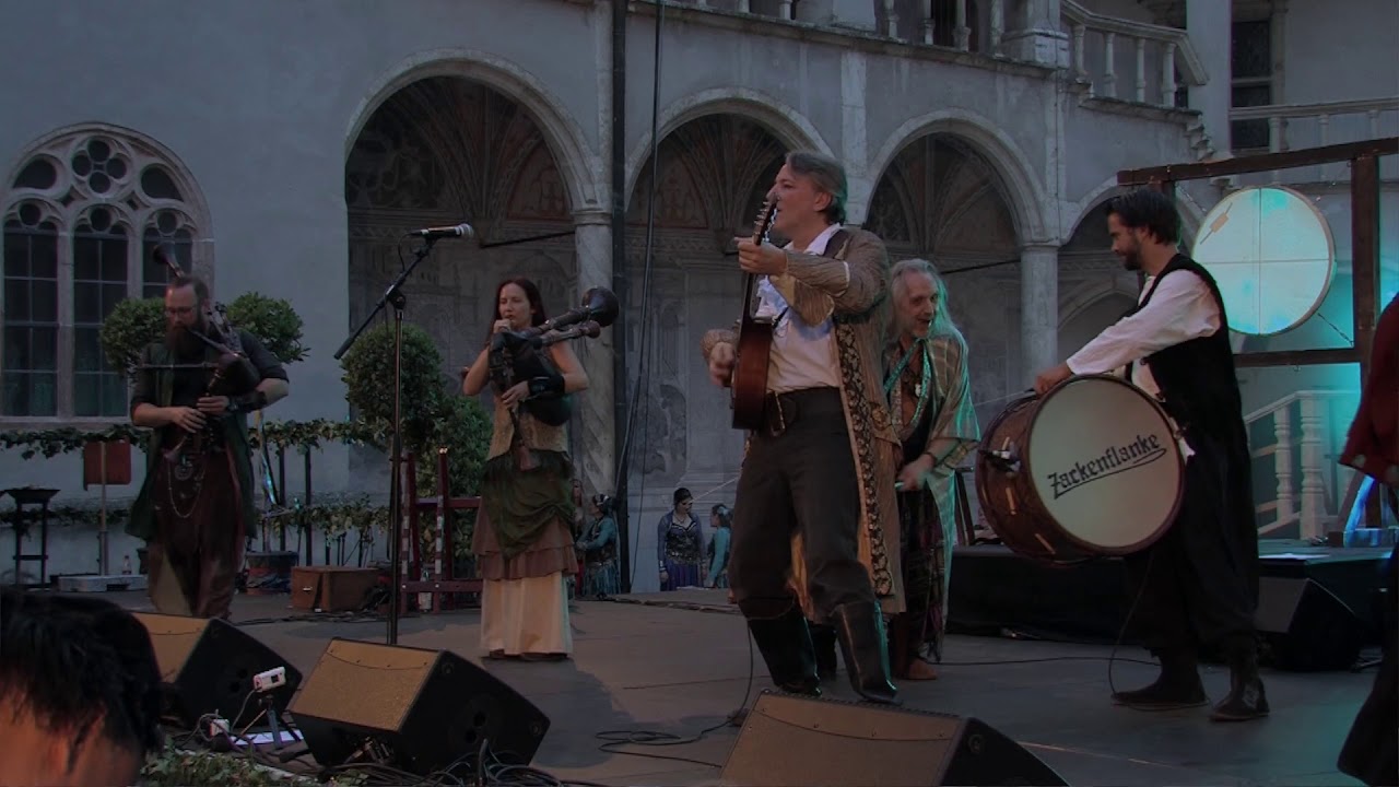 Zackenflanke live aus dem Schlosshof 2019 - Asmodeus, Schlossfest Neuburg