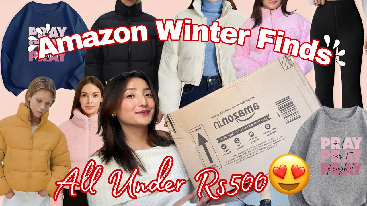 Amazon Winter Jackets under *Rs500* Only😍Must haves🙌Puffer & Fur Jacket🫶Try on Haul👏Gangtok Sikkim❤️